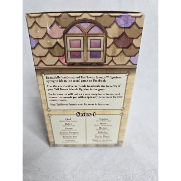 Ganz Tail Towns Friends BAKER Collectible Figurine- Sealed Box And Code - Picture 3 of 5